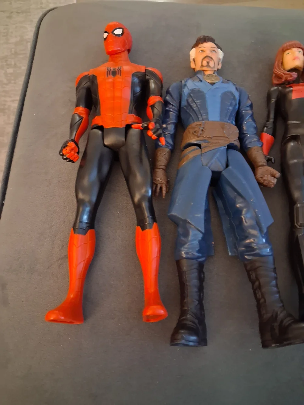 Marvel Action Figure Set - Red, Blue, Black